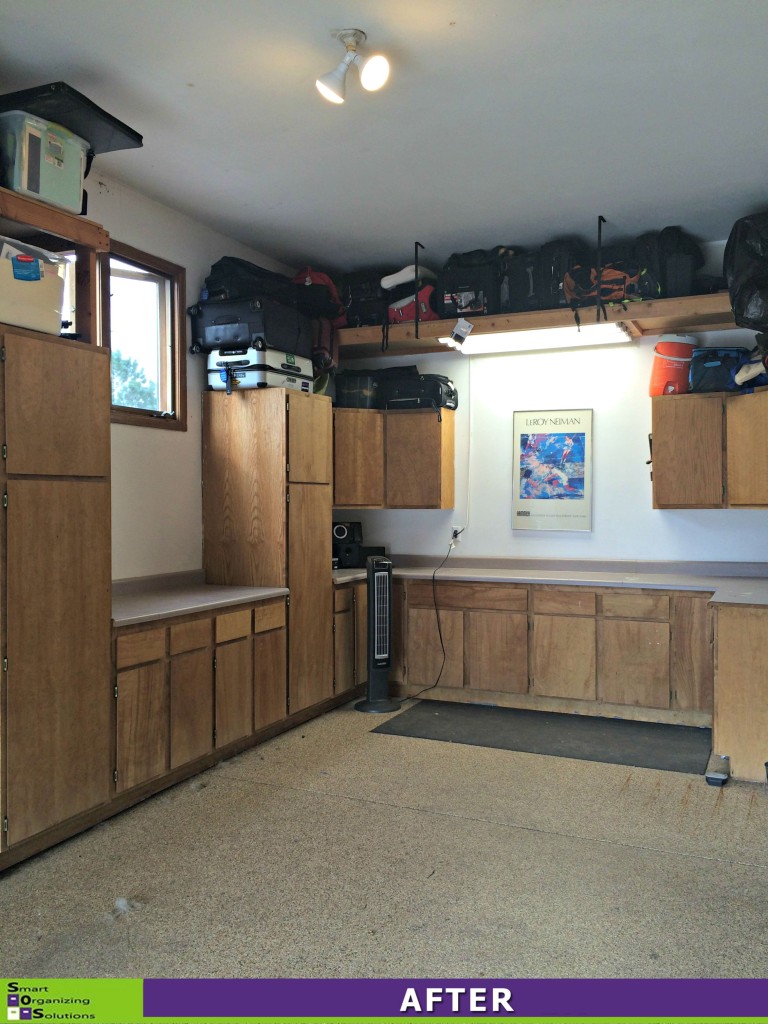 Cluttered Garage After