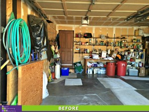 Garage Makeover Left Before