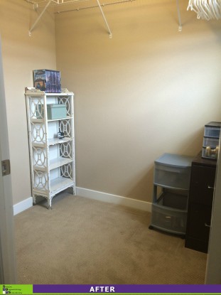 Office Closet Clean Out After