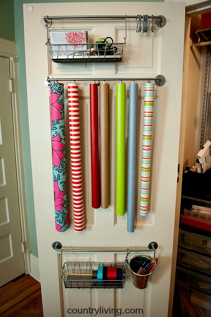 Towel bar wrapping station
