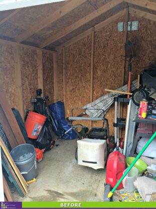 A Shipshape Shed Before