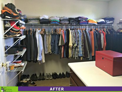 Master Closet Makeover After