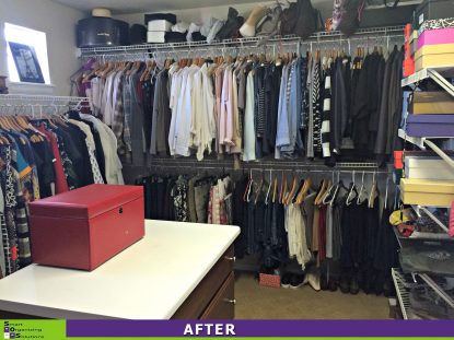 Master Closet Makeover After
