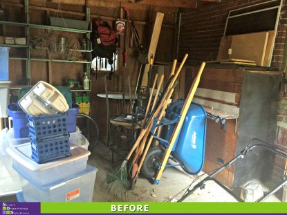 Shed Clean Up Before