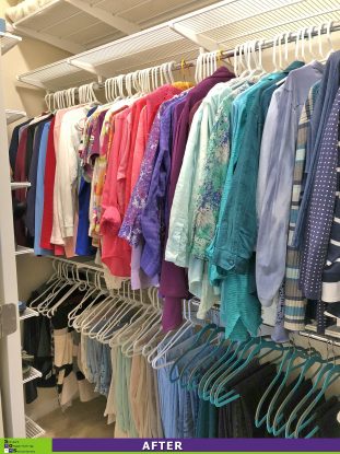 Closet Makeover After