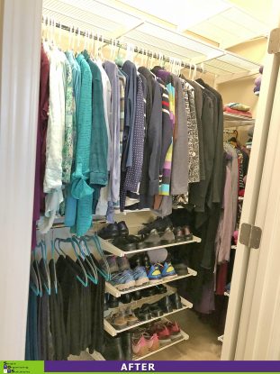 Closet Makeover After