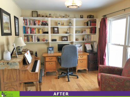 Home Office Turned Storage Space After