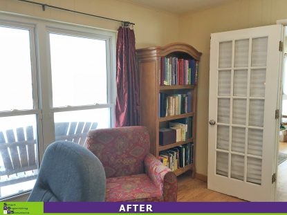Home Office Turned Storage Space After