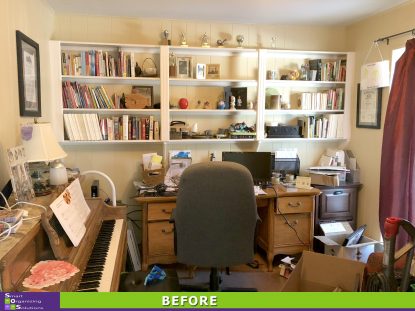 Home Office Turned Storage Space Before