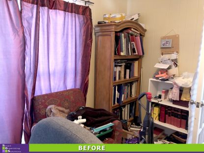 Home Office Turned Storage Space Before