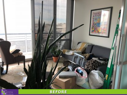 A More Organized Home Office Before