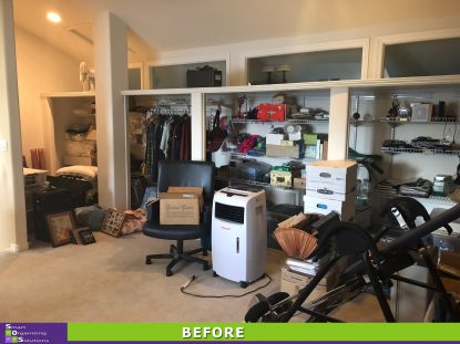 Loft Office Organized Before