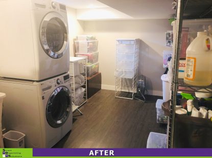 Overloaded Laundry Room After