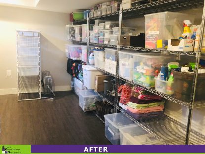 Overloaded Laundry Room After