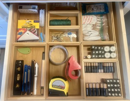 Junk Drawer Organization