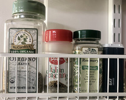 Organize your spice rack